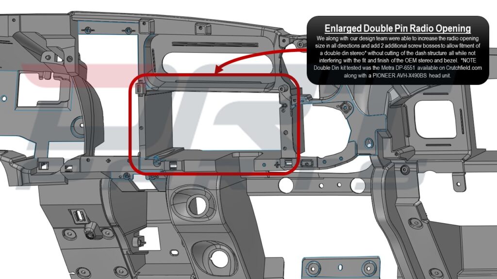 Nd Generation Dodge Reproduction Lower Dashboard Drt Parts