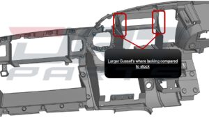 2nd Generation Dodge Reproduction Lower Dashboard